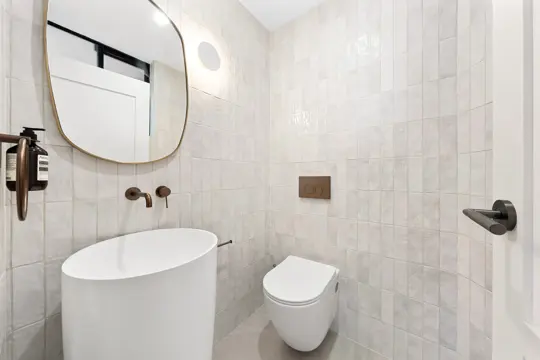 Powder room — completed · Surry Hills